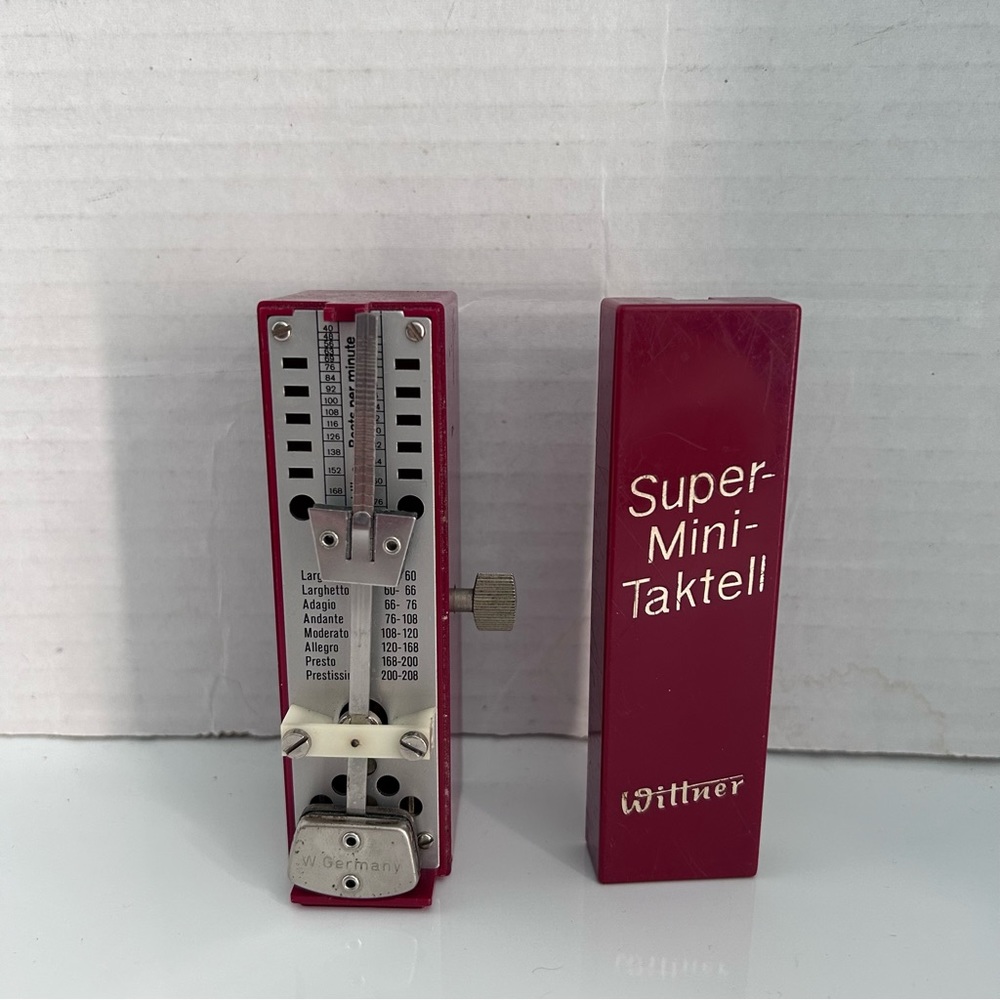 Wittner super mini-taktell metronome, ruby
